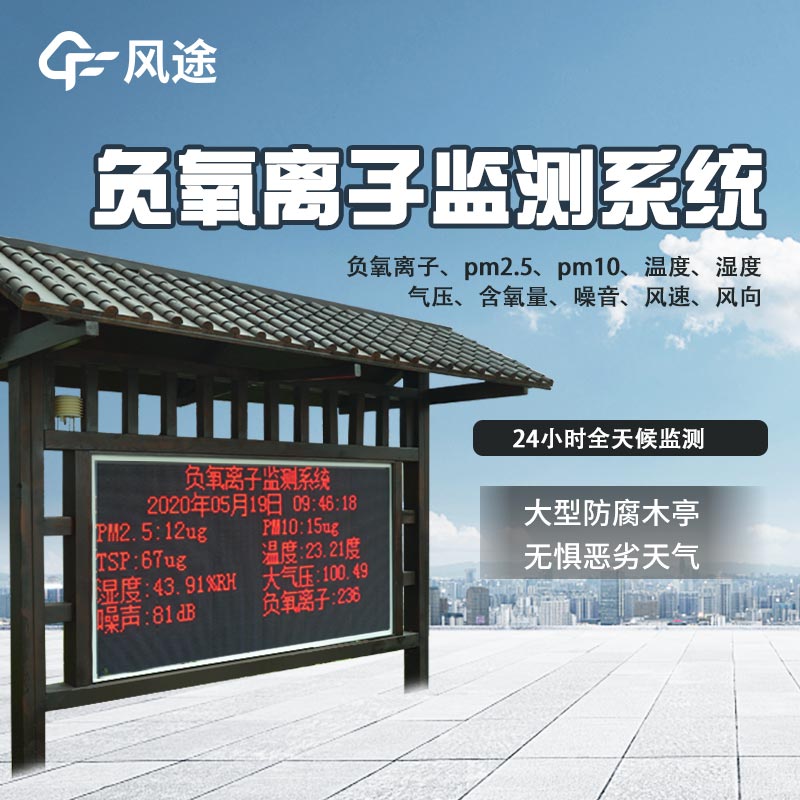 公園20分鐘效應(yīng)，用負(fù)氧離子監(jiān)測站保衛(wèi)環(huán)境