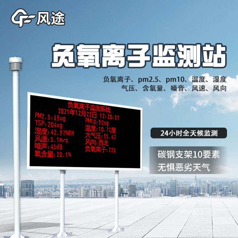 用數(shù)據(jù)量化生態(tài)效益，公園負（氧）離子監(jiān)測系統(tǒng)